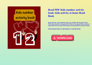 Read PDF Kids number activity book kids activity at home Read Book