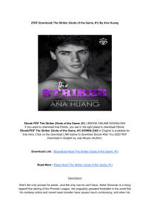 [Epub]PDF] Download The Striker (Gods of the Game, #1) BY: Ana Huang