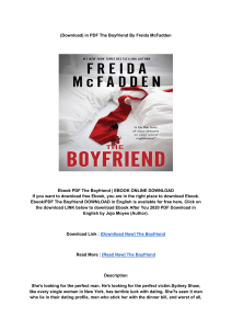 [Epub]PDF] Download The Boyfriend BY: Freida McFadden