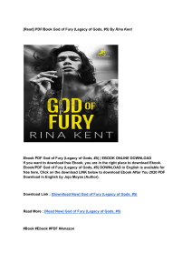 [Epub]PDF] Download God of Fury (Legacy of Gods, #5) BY: Rina Kent