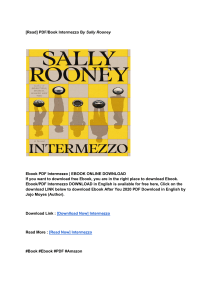 [Epub]PDF] Download Intermezzo BY: Sally Rooney