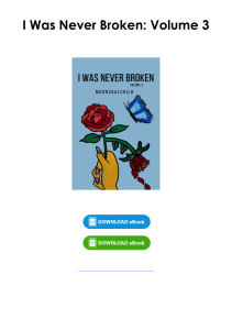 Read (pdf) Book I Was Never Broken: Volume 3 By Sara Sheehan