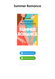 (Download) Summer Romance By Annabel Monaghan