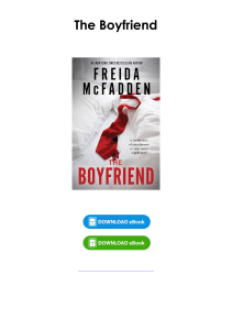 Download (pdf) Book The Boyfriend By Freida McFadden