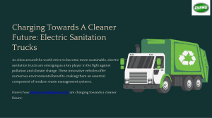 Charging Towards A Cleaner Future Electric Sanitation Trucks Jiangsu FMX