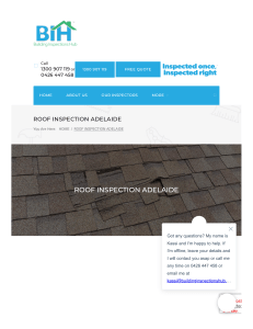 Roof Inspection Adelaide