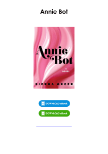 Get PDF KINDLE Annie Bot Free Download