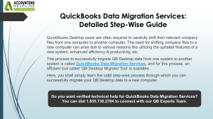 Efficient QuickBooks Data Migration Services: Expert Solutions