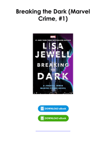 Download (pdf) Book Breaking the Dark (Marvel Crime, #1) By Lisa Jewell