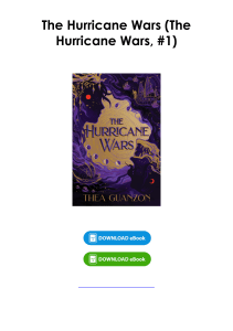 (Read) The Hurricane Wars (The Hurricane Wars, #1) By Thea Guanzon