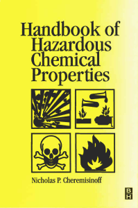 Handbook of Hazardous Chemical Properties