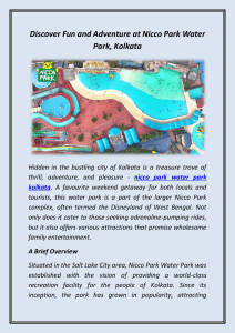 Discover Fun and Adventure at Nicco Park Water Park