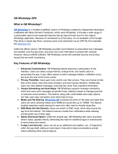 GB WhatsApp APK