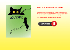 Read PDF Journal Read online