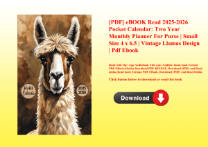 [PDF] eBOOK Read 2025-2026 Pocket Calendar Two Year Monthly Planner For Purse  Small Size 4 x 6.5  V