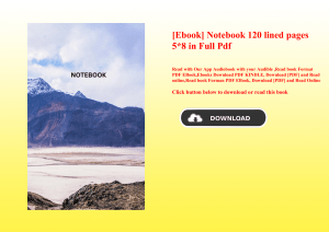 [Ebook] Notebook 120 lined pages 58 in Full Pdf