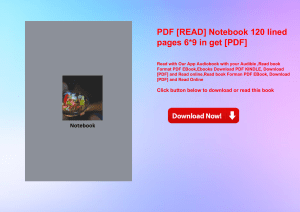 PDF [READ] Notebook 120 lined pages 69 in get [PDF]