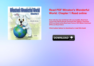 Read PDF Winston's Wonderful World Chapter 1 Read online