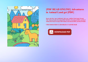 [PDF READ ONLINE] Adventures in Animal Land get [PDF]