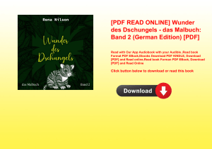 [PDF READ ONLINE] Wunder des Dschungels - das Malbuch Band 2 (German Edition) [PDF] 