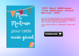 [PDF] Merci MaÃƒÂ®tresse livre maÃƒÂ®tresse (French Edition) [PDF] 