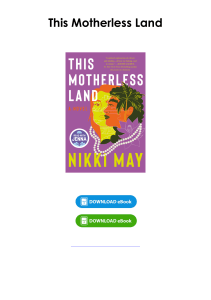 (Read) This Motherless Land By Nikki May