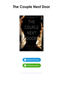 Download (pdf) Book The Couple Next Door By Shari Lapena