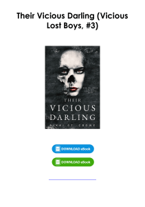 (Read) Their Vicious Darling (Vicious Lost Boys, #3) By Nikki St. Crowe