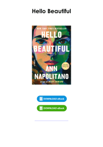 (Download) Hello Beautiful By Ann Napolitano