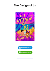 Download (pdf) Book The Design of Us By Sajni Patel