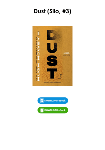 (Download) Dust (Silo, #3) By Hugh Howey