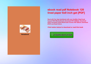 ebook read pdf Notebook 120 lined paper 6x9 inch get [PDF]