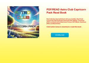 PDFREAD Astro Club Capricorn Pack Read Book