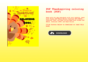 PDF Thanksgiving coloring book [PDF] 