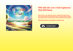 PDF [READ] Astro Club Sagittarius Mob Pdf Ebook