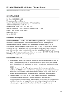 IS200ICBDH1ABB - Printed Circuit Board-World Of Controls