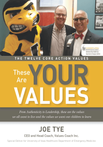 DOWNLOAD The Twelve Core Action Values These Are Your Values Special Edition for 