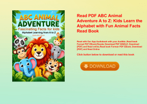 Read PDF ABC Animal Adventure A to Z Kids Learn the Alphabet with Fun Animal Facts Read Book