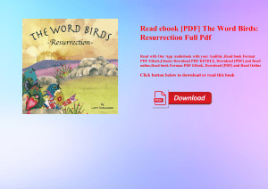 Read ebook [PDF] The Word Birds Resurrection Full Pdf