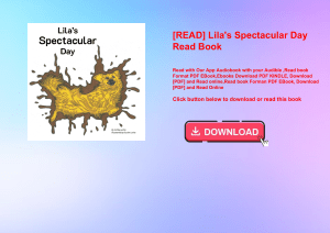 [READ] Lila's Spectacular Day Read Book