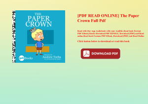 [PDF READ ONLINE] The Paper Crown Full Pdf