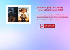 ebook read [pdf] The Amazing Journey of Little Emma [PDF] 