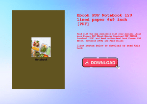 Ebook PDF  Notebook 120 lined paper 6x9 inch [PDF] 