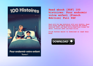 Read ebook [PDF] 100 histoires Pour endormir votre enfant (French Edition) Full Pdf