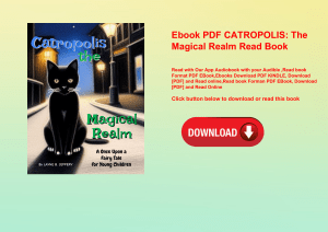 Ebook PDF  CATROPOLIS The Magical Realm Read Book