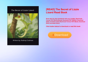 [READ] The Secret of Lizzie Lizard Read Book