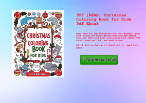 PDF [READ] Christmas Coloring Book for Kids Pdf Ebook