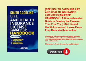 [PDF] SOUTH CAROLINA LIFE AND HEALTH INSURANCE LICENSE EXAM PREP HANDBOOK  A Comprehensive Guide to 