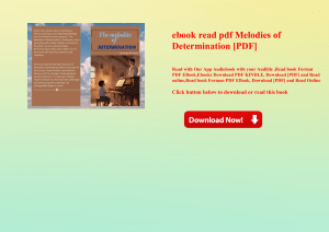 ebook read pdf Melodies of Determination [PDF] 