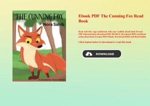 Ebook PDF  The Cunning Fox Read Book